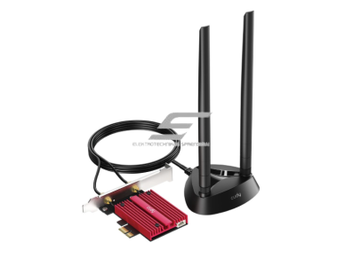 Bluetooth ir Wi-Fi PCI-E belaidžio ryšio adapteris | Wi-Fi 7 | Bluetooth 5.4 | iki 5765 Mbps | 2.4GHz + 5 GHz + 6 GHz | 2×2 MU-MIMO | nuimamos antenos Bluetooth ir Wi-Fi PCI-E belaidžio ryšio adapteris | Wi-Fi 7 | Bluetooth 5.4 | iki 5765 Mbps | 2.4GHz + 5 GHz + 6 GHz | 2×2 MU-MIMO | nuimamos antenos