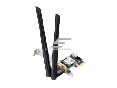 Belaidis PCI-E adapteris | Wi-Fi 6 + Bluetooth 5.2 | iki 3000 Mbps | 160 MHz | 2x2 MU-MIMO technologija | nuimamos antenos | CUDY WE3000