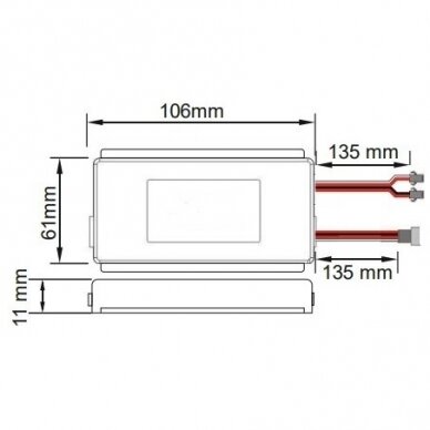 Moduł audio Bluetooth do głośników lustrzanych | 12/24VDC | 2x3W 2