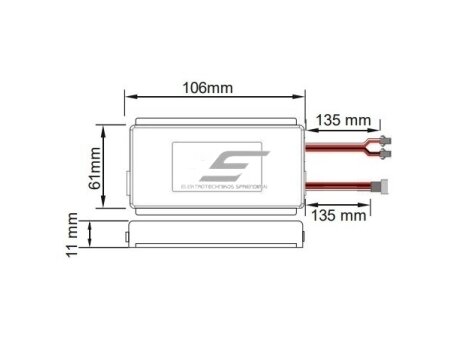 Bluetooth garso modulis veidrodžio kolonėlėms | 12/24VDC | 2x3W 2 Bluetooth garso modulis veidrodžio kolonėlėms | 12/24VDC | 2x3W 2