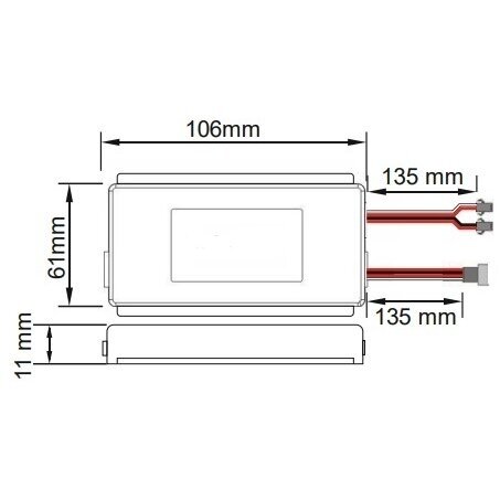 Moduł audio Bluetooth do głośników lustrzanych | 12/24VDC | 2x3W 2