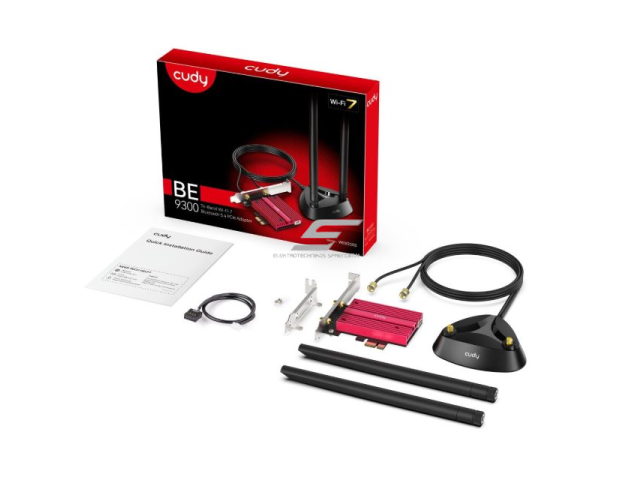 Bluetooth ir Wi-Fi PCI-E belaidžio ryšio adapteris | Wi-Fi 7 | Bluetooth 5.4 | iki 5765 Mbps | 2.4GHz + 5 GHz + 6 GHz | 2×2 MU-MIMO | nuimamos antenos 2 Bluetooth ir Wi-Fi PCI-E belaidžio ryšio adapteris | Wi-Fi 7 | Bluetooth 5.4 | iki 5765 Mbps | 2.4GHz + 5 GHz + 6 GHz | 2×2 MU-MIMO | nuimamos antenos 2