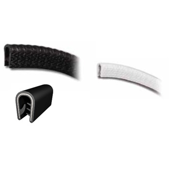 Profil ochrony krawędzi do rozdzielnic | do blachy 1–2 mm | czarny | 1 m | ESLL Profil ochrony krawędzi do rozdzielnic | do blachy 1–2 mm | czarny | 1 m | ESLL