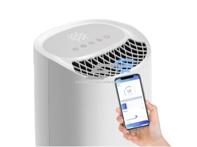 Išmanus buitinis kompresorinis oro sausintuvas | valytuvas | drėgmės surinkėjas su jonizatoriumi | 170W | 230V | 12l/24h | 100m³/h | 481x305x249mm | baltas | Wi-Fi 1 Išmanus buitinis kompresorinis oro sausintuvas | valytuvas | drėgmės surinkėjas su jonizatoriumi | 170W | 230V | 12l/24h | 100m³/h | 481x305x249mm | baltas | Wi-Fi 1