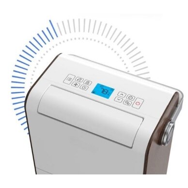 Household air dehumidifier | air purifier | moisture collector with ionizer | 240W | 230V | 28L/24h | 175m³/h | 610x402x260mm | white 2 Household air dehumidifier | air purifier | moisture collector with ionizer | 240W | 230V | 28L/24h | 175m³/h | 610x402x260mm | white 2