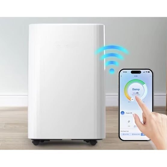 Kodune õhukuivati | õhupuhasti | niiskuse kogur ionisaatoriga | 240W | 230V | 16L/24h | 110m³/h | 468x303x227mm | valge | Wi-Fi 2 Kodune õhukuivati | õhupuhasti | niiskuse kogur ionisaatoriga | 240W | 230V | 16L/24h | 110m³/h | 468x303x227mm | valge | Wi-Fi 2