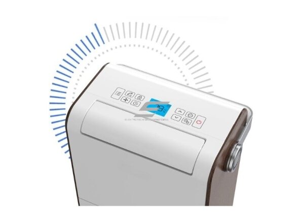 Buitinis oro sausintuvas | valytuvas | drėgmės surinkėjas su jonizatoriumi | 370W | 230V | 35l/24h | 185m³/h | 610x402x260mm | baltas 2 Buitinis oro sausintuvas | valytuvas | drėgmės surinkėjas su jonizatoriumi | 370W | 230V | 35l/24h | 185m³/h | 610x402x260mm | baltas 2