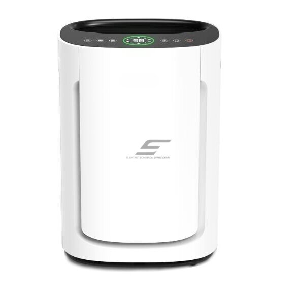 Domestic air dehumidifier | air purifier | moisture collector with ionizer | 225W | 230V | 22l/24h | 130m³/h | 560x383x263mm | white 1
