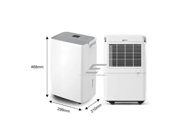 Buitinis oro sausintuvas | valytuvas | drėgmės surinkėjas su jonizatoriumi | 240W | 230V | 16l/24h | 110m³/h | 468x299x210mm | baltas 2 Buitinis oro sausintuvas | valytuvas | drėgmės surinkėjas su jonizatoriumi | 240W | 230V | 16l/24h | 110m³/h | 468x299x210mm | baltas 2