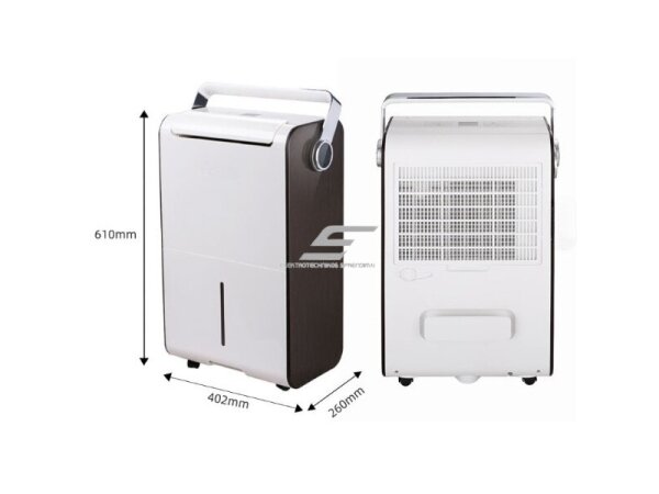 Buitinis oro sausintuvas | valytuvas | drėgmės surinkėjas su jonizatoriumi | 240W | 230V | 28l/24h | 175m³/h | 610x402x260mm | baltas 3 Buitinis oro sausintuvas | valytuvas | drėgmės surinkėjas su jonizatoriumi | 240W | 230V | 28l/24h | 175m³/h | 610x402x260mm | baltas 3