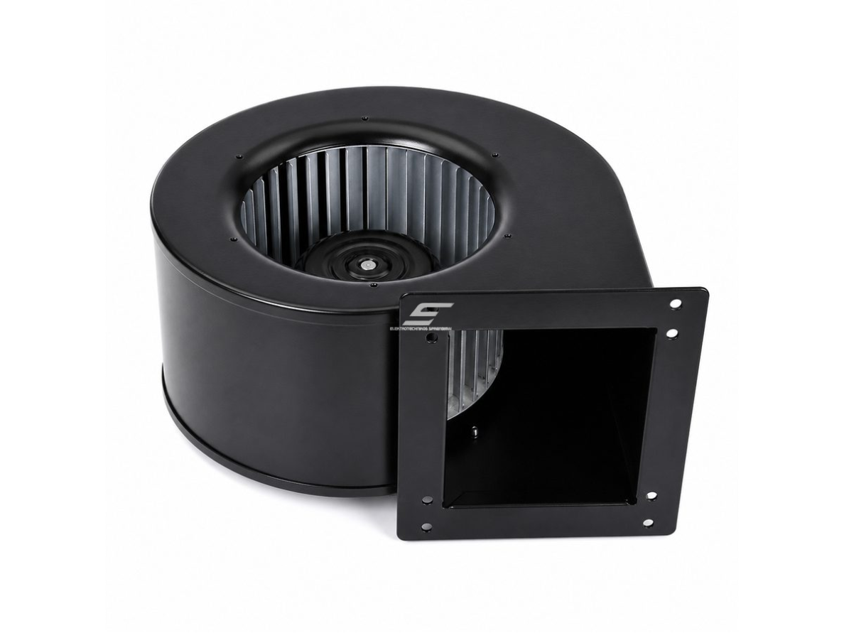Sraiginis išcentrinis ortakinis ventiliatorius 140 mm | 12V DC | 50 W | 370 m³/h | IP55 | 0–10V / PWM valdymas | ES-DAN-72 3