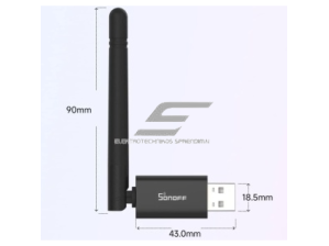 Valdiklis | USB | 5VDC | juodas | SONOFF | Dongle Lite | MG21 | 6920075743456 3