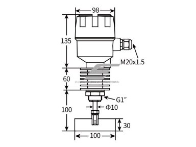 Cemento | miltų | birių medžiagų rotacinis | besisukantis judesio lygio jutiklis | daviklis | 230VAC | 5A/250V SPDT | aukštai temperatūrai +200°C | IP65 Cemento | miltų | birių medžiagų rotacinis | besisukantis judesio lygio jutiklis | daviklis | 230VAC | 5A/250V SPDT | aukštai temperatūrai +200°C | IP65