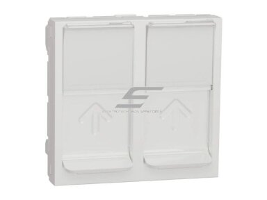 Tinklo LAN lizdas | 2xRJ45 | 2mod | 45x45x27mm | su uždanga | baltas | Schneider Electric | S-One | NU942018 Tinklo LAN lizdas | 2xRJ45 | 2mod | 45x45x27mm | su uždanga | baltas | Schneider Electric | S-One | NU942018