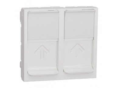Tinklo LAN lizdas | 2xRJ45 | 2mod | 45x45x27mm | su uždanga | baltas | Schneider Electric | S-One | NU942018 Tinklo LAN lizdas | 2xRJ45 | 2mod | 45x45x27mm | su uždanga | baltas | Schneider Electric | S-One | NU942018