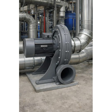 Industrial centrifugal turbo blower | 0.75 kW | 380 V | 1080 m³/h | 1300 Pa | aluminium housing | ES-YNTB 5