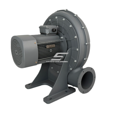 Industrial centrifugal turbo blower | 0.75 kW | 380 V | 1080 m³/h | 1300 Pa | aluminium housing | ES-YNTB 1 Industrial centrifugal turbo blower | 0.75 kW | 380 V | 1080 m³/h | 1300 Pa | aluminium housing | ES-YNTB 1