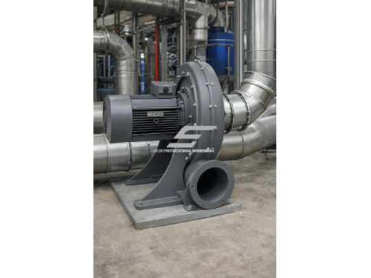Pramoninė išcentrinė turbo orpūtė | 0,75 kW | 380 V | 1080 m³/h | 1300 Pa | aliuminio korpusas | ES-YNTB 5 Pramoninė išcentrinė turbo orpūtė | 0,75 kW | 380 V | 1080 m³/h | 1300 Pa | aliuminio korpusas | ES-YNTB 5