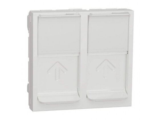 Tinklo LAN lizdas | 2xRJ45 | 2mod | 45x45x27mm | su uždanga | baltas | Schneider Electric | S-One | NU942018 Tinklo LAN lizdas | 2xRJ45 | 2mod | 45x45x27mm | su uždanga | baltas | Schneider Electric | S-One | NU942018