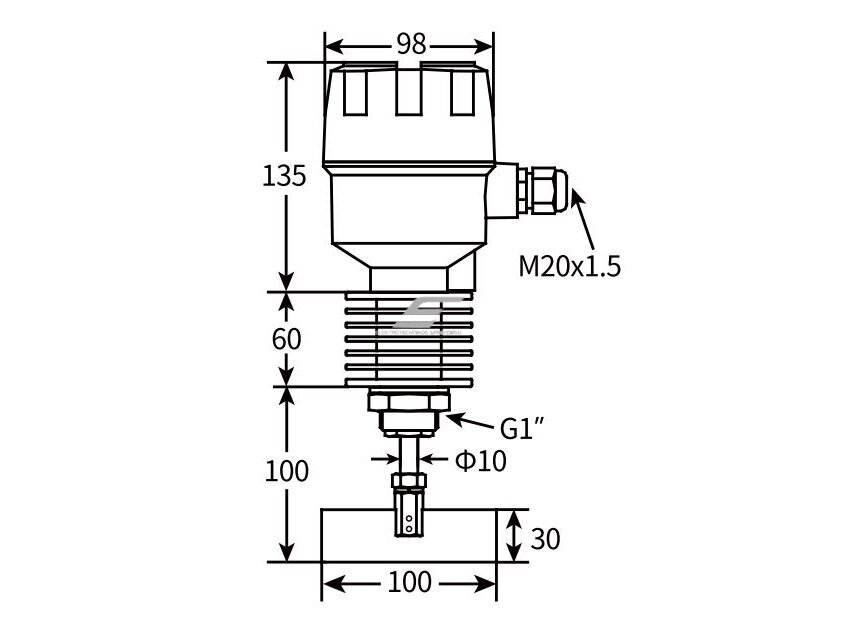 Cemento | miltų | birių medžiagų rotacinis | besisukantis judesio lygio jutiklis | daviklis | 230VAC | 5A/250V SPDT | aukštai temperatūrai +200°C | IP65 1 Cemento | miltų | birių medžiagų rotacinis | besisukantis judesio lygio jutiklis | daviklis | 230VAC | 5A/250V SPDT | aukštai temperatūrai +200°C | IP65 1