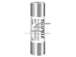 Cilindrinis saugiklis saulės elektrinėms | 10x38mm | 30A | 33kA | gPV | 1000VDC Cilindrinis saugiklis saulės elektrinėms | 10x38mm | 30A | 33kA | gPV | 1000VDC