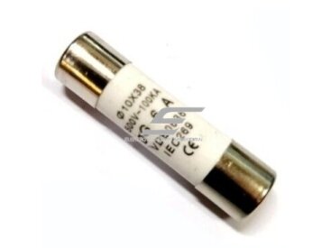 Cilindrinis saugiklis | keramikinis | 10x38mm | 6A | 500V | 100kA | gG Cilindrinis saugiklis | keramikinis | 10x38mm | 6A | 500V | 100kA | gG