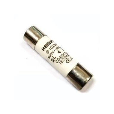 Cylindrical fuse | ceramic | 10x38 | 4A | gG