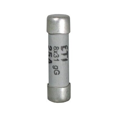 Cilinriskais fuse | keramisks | 8x32mm | 12A | 400V | 50kA | gG | CH8 | Eti Cilinriskais fuse | keramisks | 8x32mm | 12A | 400V | 50kA | gG | CH8 | Eti