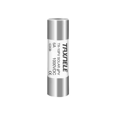 Cylindrical fuse for solar power plants | 10x38mm | 6A | 33kA | gPV | 1000VDC Cylindrical fuse for solar power plants | 10x38mm | 6A | 33kA | gPV | 1000VDC