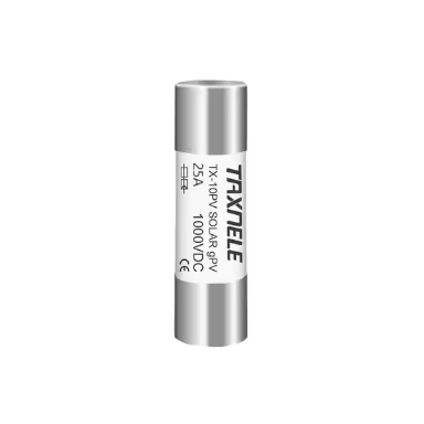 Cylindrical fuse for solar power plants | 10x38mm | 25A | 33kA | gPV | 1000VDC Cylindrical fuse for solar power plants | 10x38mm | 25A | 33kA | gPV | 1000VDC