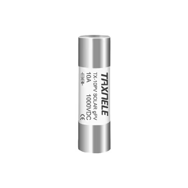 Cylindrical fuse for solar power plants | 10x38mm | 10A | 33kA | gPV | 1000VDC Cylindrical fuse for solar power plants | 10x38mm | 10A | 33kA | gPV | 1000VDC
