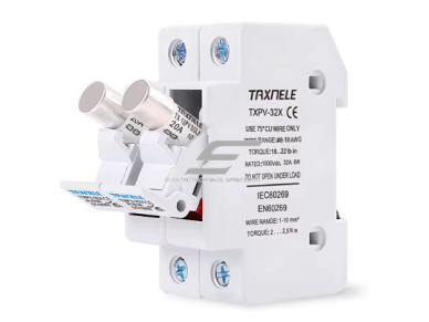 Cilindrinis saugiklis saulės elektrinėms | 10x38mm | 15A | 33kA | gPV | 1000VDC 2 Cilindrinis saugiklis saulės elektrinėms | 10x38mm | 15A | 33kA | gPV | 1000VDC 2
