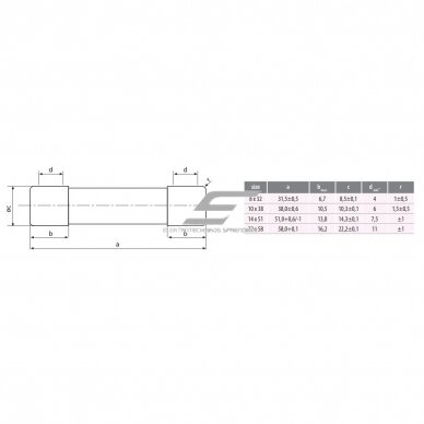 Bezpiecznik cylindryczny | ceramiczny | 10x38mm | 0,5A | 500V | 100kA | gG | CH10 | Eti 1 Bezpiecznik cylindryczny | ceramiczny | 10x38mm | 0,5A | 500V | 100kA | gG | CH10 | Eti 1