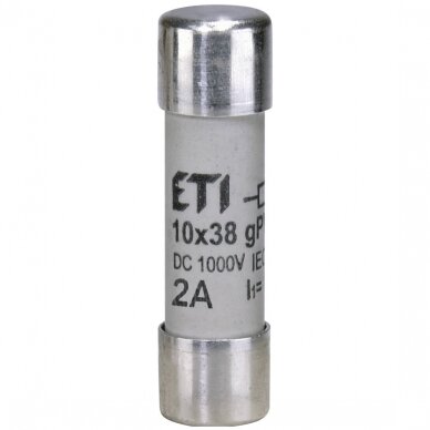 Cilinriskais fuse | keramisks | 10x38mm | 8A | 500V | 100kA | gG | CH10 | Eti Cilinriskais fuse | keramisks | 10x38mm | 8A | 500V | 100kA | gG | CH10 | Eti