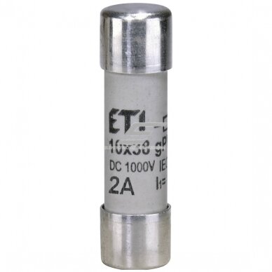Bezpiecznik cylindryczny | ceramiczny | 10x38mm | 16A | 500V | 100kA | gG | CH10 | Eti