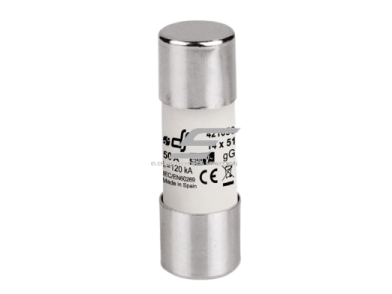 Cilindrinis saugiklis | keramikinis | 14,3x51mm | 20A | 690V | 80kA | gG | DF Electric | 421020 Cilindrinis saugiklis | keramikinis | 14,3x51mm | 20A | 690V | 80kA | gG | DF Electric | 421020