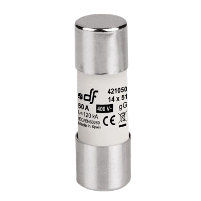Bezpiecznik cylindryczny | ceramiczny | 14,3x51mm | 20A | 690V | 80kA | gG | DF Electric Bezpiecznik cylindryczny | ceramiczny | 14,3x51mm | 20A | 690V | 80kA | gG | DF Electric