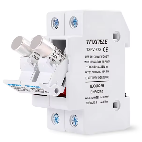 Cilindriskais drošinātājs saules elektrostacijām | 10x38mm | 6A | 33kA | gPV | 1000VDC 2 Cilindriskais drošinātājs saules elektrostacijām | 10x38mm | 6A | 33kA | gPV | 1000VDC 2