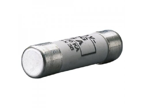Cilindrinis saugiklis | 10x38mm | 2A | 500V | 120kA | 0,60W | CH10 | gG | Italweber Cilindrinis saugiklis | 10x38mm | 2A | 500V | 120kA | 0,60W | CH10 | gG | Italweber