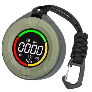 CO/CO2 un gaisa kvalitātes mērītājs | Sensors | Pārnēsājams | 0-1000ppm/400-5000ppm | 4 vienā