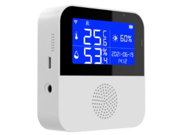 Išmanus | belaidis temperatūros ir drėgmės jutiklis | 86x86x22,8mm | baltas | Wi-Fi | Smart Life | Tuya Išmanus | belaidis temperatūros ir drėgmės jutiklis | 86x86x22,8mm | baltas | Wi-Fi | Smart Life | Tuya