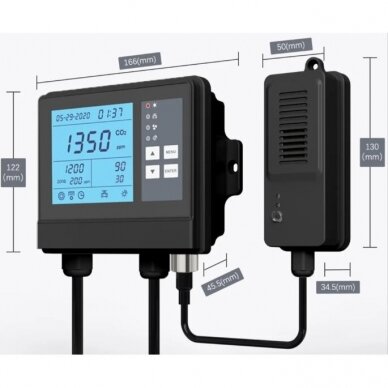 Automated CO2 Controller for Greenhouse | 0-5000PPM | 100-240VAC 3