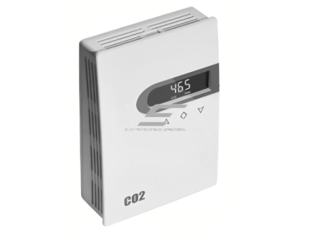 Skaitmeninis CO2 | oro kokybės matuoklis | jutiklis | RS485/4-20mA/0-10V | 0-5000ppm | baltas 1 Skaitmeninis CO2 | oro kokybės matuoklis | jutiklis | RS485/4-20mA/0-10V | 0-5000ppm | baltas 1