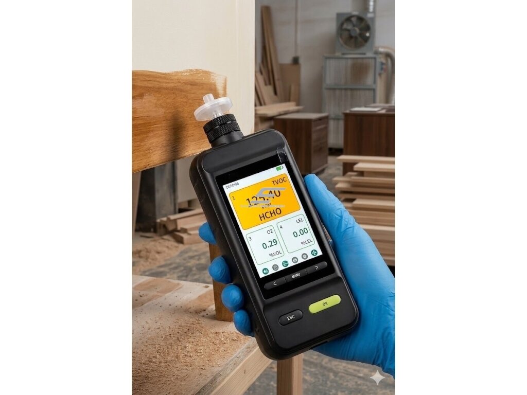 TVOC lakiųjų organinių junginių dujų matuoklis | analizatorius | PID didelio jautrumo analizatorius | 0-1.000 ppm | garsinis / šviesinis aliarmas 4 TVOC lakiųjų organinių junginių dujų matuoklis | analizatorius | PID didelio jautrumo analizatorius | 0-1.000 ppm | garsinis / šviesinis aliarmas 4