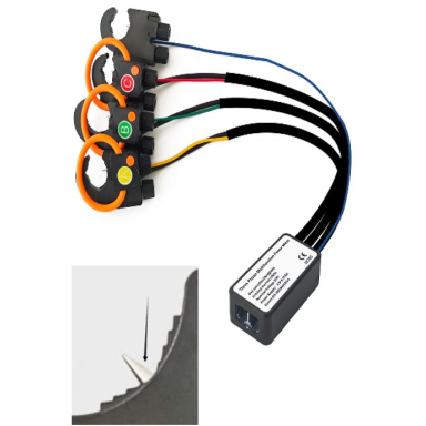 Multi-channel three-phase smart energy meter for DIN rail | with Rogowski coil and voltage probe | 6 tariffs | 5 V DC | MODBUS RS485 | MC60-VP-GW30