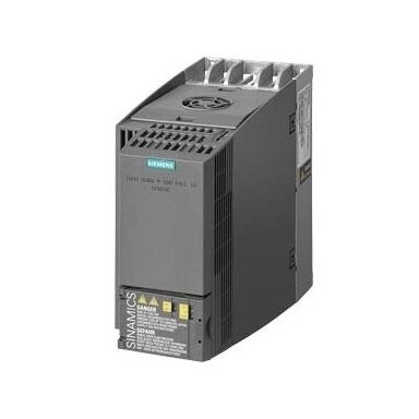 Frekvences pārveidotājs | 5,5kW | 380-480V | 3F | IP20 | PROFINET | EtherNet/IP | 6SL3210-1KE21-3UF1 Siemens Frekvences pārveidotājs | 5,5kW | 380-480V | 3F | IP20 | PROFINET | EtherNet/IP | 6SL3210-1KE21-3UF1 Siemens
