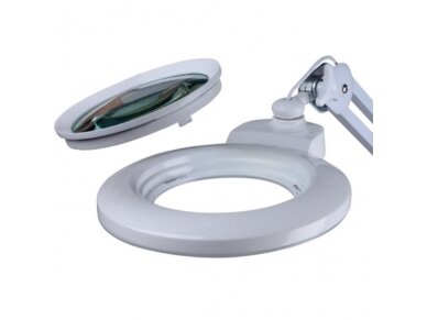 LED darbo šviestuvas su padidinamuoju stiklu | SMD | 16W | 230VAC | 5600-6000K | 1200lm | lęšis Ø178mm | 5 dioptrijos | baltas 1 LED darbo šviestuvas su padidinamuoju stiklu | SMD | 16W | 230VAC | 5600-6000K | 1200lm | lęšis Ø178mm | 5 dioptrijos | baltas 1