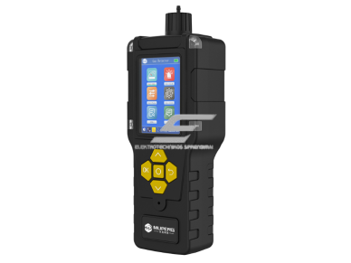Nešiojamas didelio tikslumo VOC dujų detektorius | UV analizatorius | Bluetooth | 5000 mAh baterija | 3,7" TFT ekranas