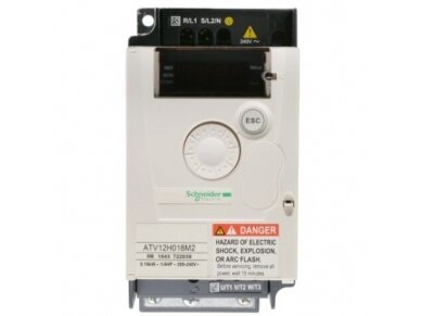 Dažnio keitiklis | 0,18kW | 230V | 1F | Schneider Electric | Inverter Drive | 2.8 A ALTIVAR 12
