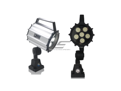 LED darbo šviestuvas staklėms | aukštas šviesos tikslumas | 7.5 W | IP65 | CNC apšvietimas | aliuminio korpusas | ONN-M1 1
